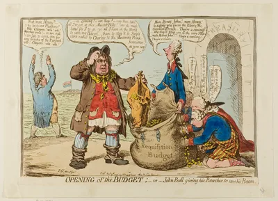 Opening of the Budget — James Gillray