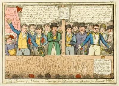 The Freedom of Election — Isaac Cruikshank