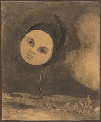Strange Flower (Little Sister of the Poor) — Odilon Redon