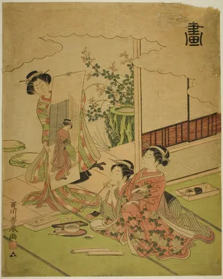 Painting (Ga), from an untitled series of the four accomplishments — Utagawa Toyoharu
