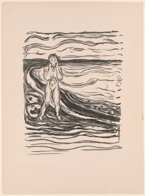 Alpha's Despair — Edvard Munch