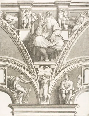 The Prophet Jeremiah — Giorgio Ghisi
