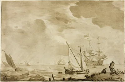 Seascape — Cornelis Ploos van Amstel
