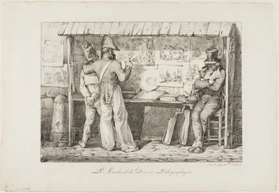 The Lithograph Seller — Nicolas Toussaint Charlet
