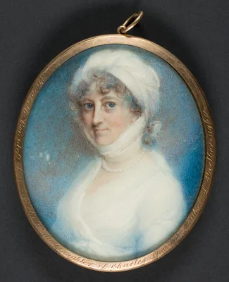 Portrait of Elizabeth, Countess of Pembroke — Nathaniel Plimer
