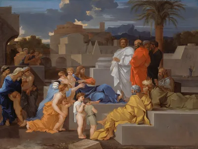 Christ Receiving the Children — Sébastien Bourdon