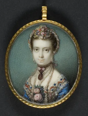 Portrait of Miss Eleanor Falkingham — Richard Cosway, R.A.
