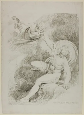 Heavenly Ganymede, from Specimens of Polyautography — Henry Fuseli