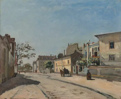 French Street Scene — Edouard Béliard
