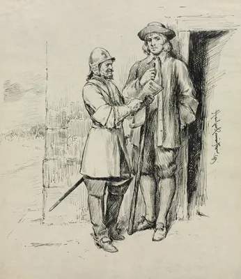 Illustration for Chapter XXIII from "Lorna Doone" — William Henry Drake