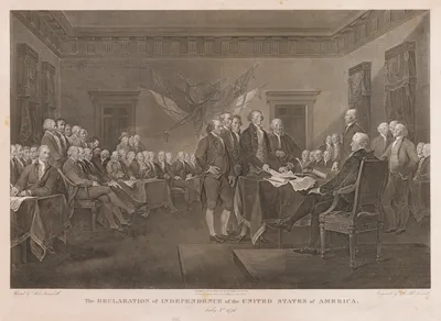 Signing the Declaration of Independence — Asher Brown Durand