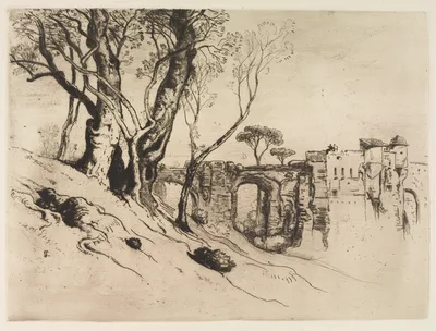 Olive Trees of the Riviera — Samuel Colman