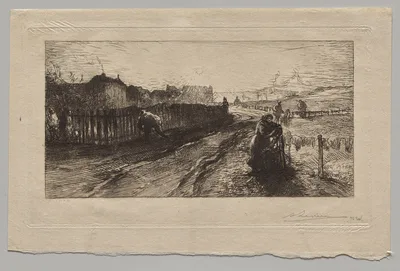 At the Fortifications, Porte de Versailles — Auguste-Louis Lepère