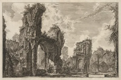 Views of Rome:  Rovine del Sisto o sia della gran sala delle Terme Antoniniane — Giovanni Battista Piranesi
