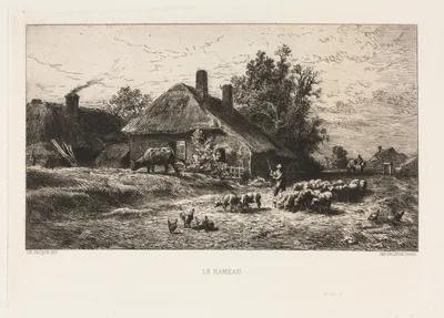 The Hamlet — Charles Jacque