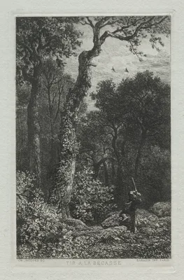 Shooting the Woodcock — Charles Jacque