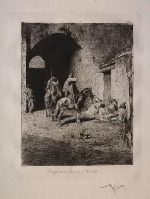 Guard of the Casbah at Tétouan — Mariano Fortuny Marsal