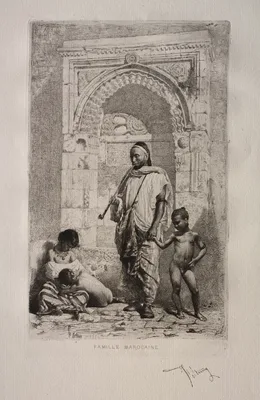 Moroccan Family — Mariano Fortuny Marsal