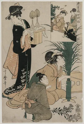 Chushingura: Act IV of The Storehouse of Loyalty — Kitagawa Utamaro
