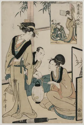 Chushingura: Act VI of The Storehouse of Loyalty — Kitagawa Utamaro