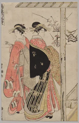 Courtesans of the Ōgiya on a Spring Outing — Utagawa Toyokuni I