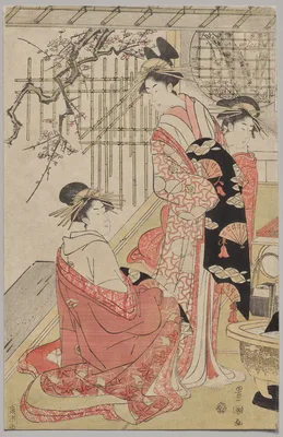 Courtesans of the Ōgiya on a Spring Outing — Utagawa Toyokuni I