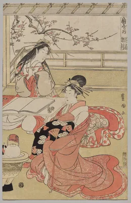 Courtesans of the Ōgiya on a Spring Outing — Utagawa Toyokuni I