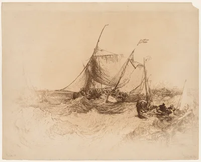 Calais Pier — Francis Seymour Haden
