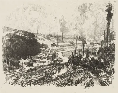 English War Work:  Munition Works — Joseph Pennell