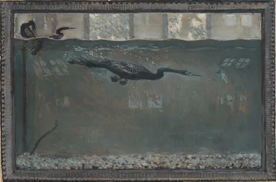 Diving Cormorant — Otto Henry Bacher