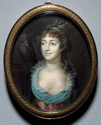 Portrait of Mademoiselle Marie-Anne Adelaide Le Normand — François Dumont