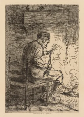 The Smoker — Jozef Israëls