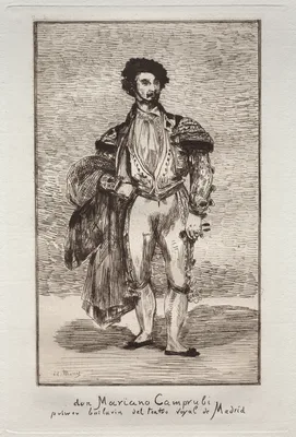 Le Bailarin ( Don Mariano Camprubi ) — Édouard Manet
