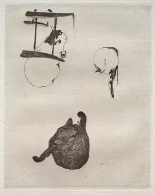 The Cats — Édouard Manet