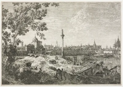 Panorama of a City on a River — Canaletto