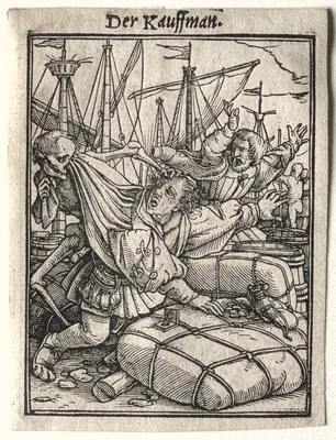 Dance of Death: The Merchant — Hans Holbein the Younger