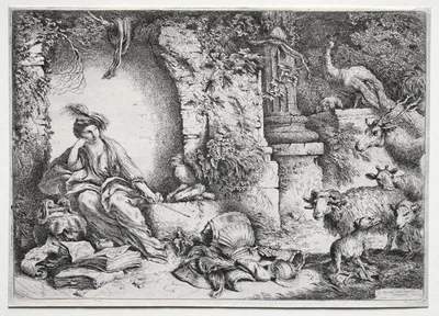 La Mèlancolie — Giovanni Benedetto Castiglione