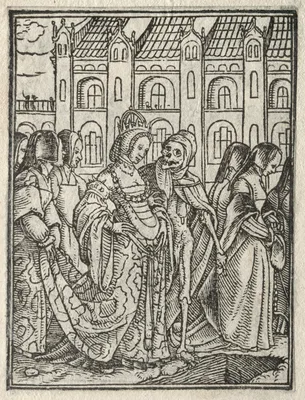 The Dance of Death:  The Cardinal; The Empress — Hans Holbein the Younger