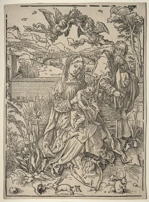Holy Family with the Three Hares — Albrecht Dürer