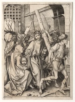 The Passion: Christ Bearing the Cross — Martin Schongauer