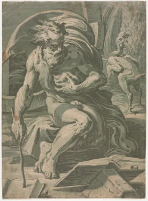 Diogenes — Ugo da Carpi