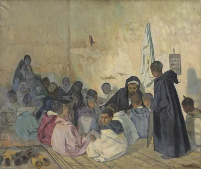 Interior of a School Coranique — Si Azouaou Mammeri