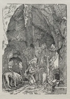 St. Jerome in the Cave — Albrecht Altdorfer