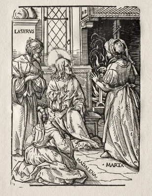 Christ in the House of Lazarus — Hans Burgkmair the Elder