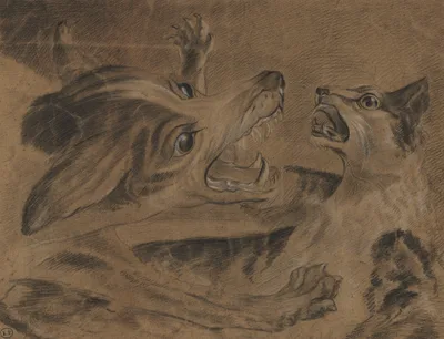 Fighting Animals — Carle Vernet