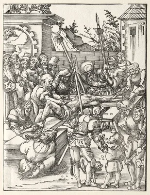 Martyrdom of St. Bartholomew — Lucas Cranach the Younger