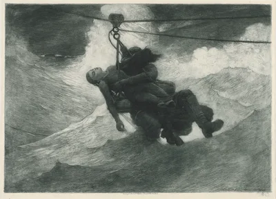 The Life Line — Winslow Homer