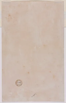 Architectural Plan (verso) — Luzio Luzi
