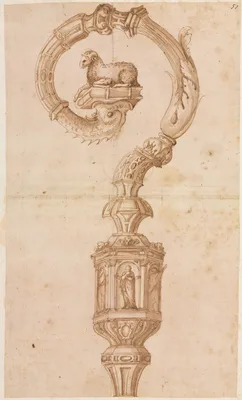 Design for a Crozier — Luzio Luzi