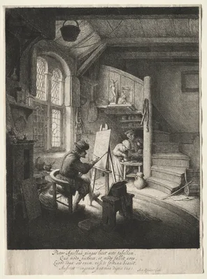 The Painter's Studio — Adrian Ostade